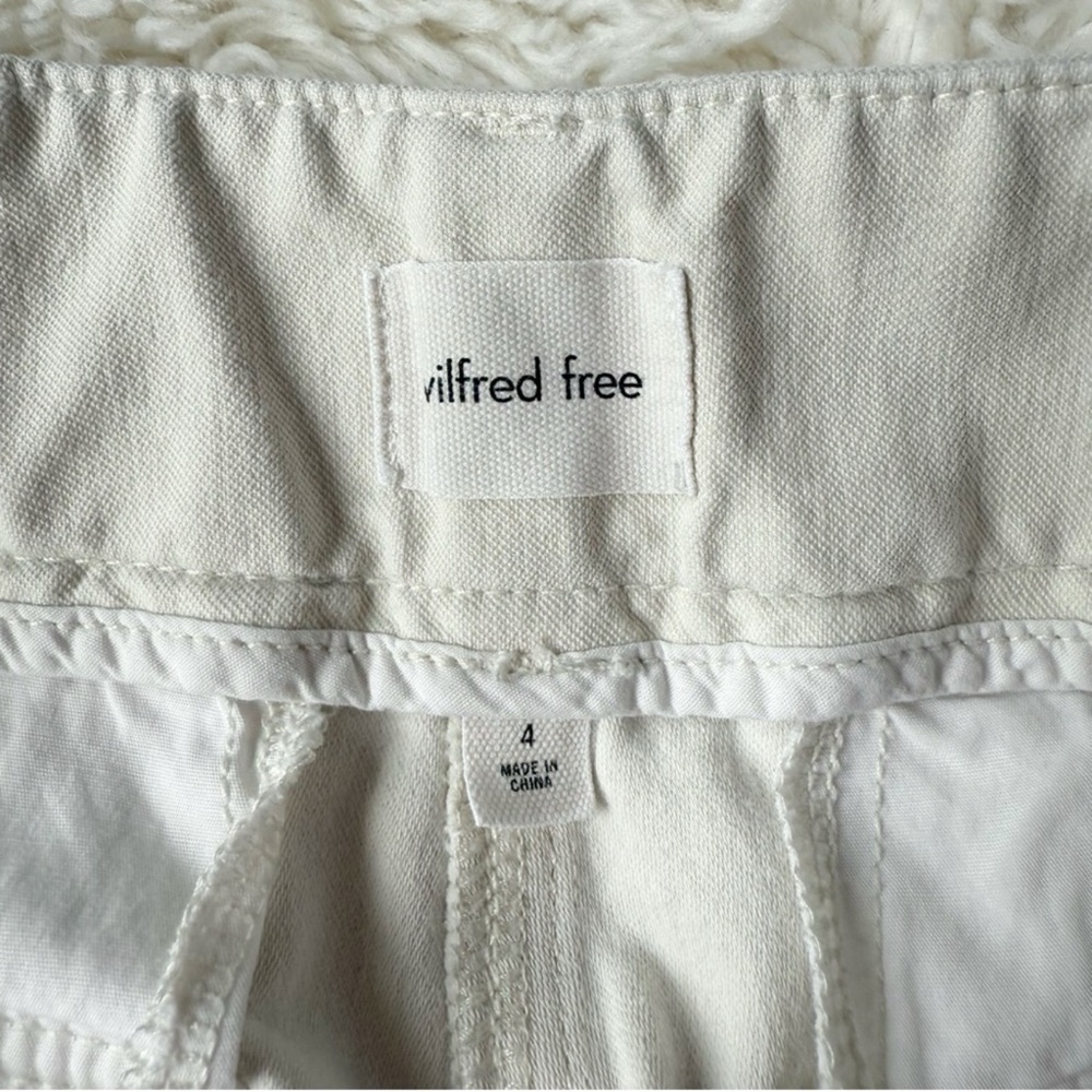 Wilfred Aritzia Women Beige Cargo Utility Wide Leg Pants US4 Casual Contemporary - Picture 8 of 14